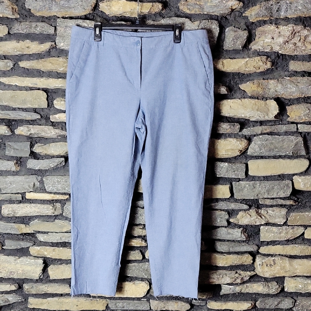 Talbots Womens Sky Blue The Weekend Chino Size 14
